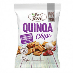Quinoa chips sušená rajčata a pečený česnek - Eat Real 30g